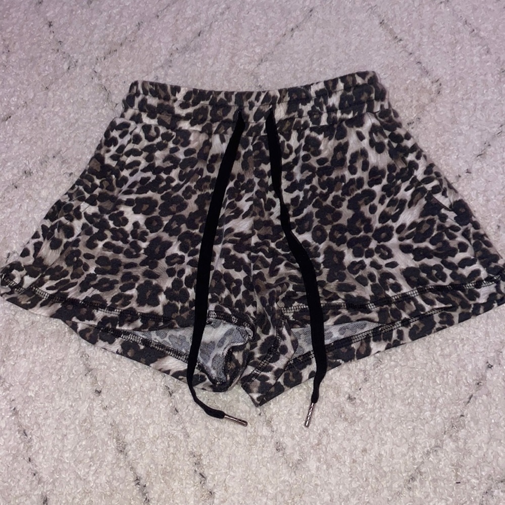 Cheetah Print Sweatshorts